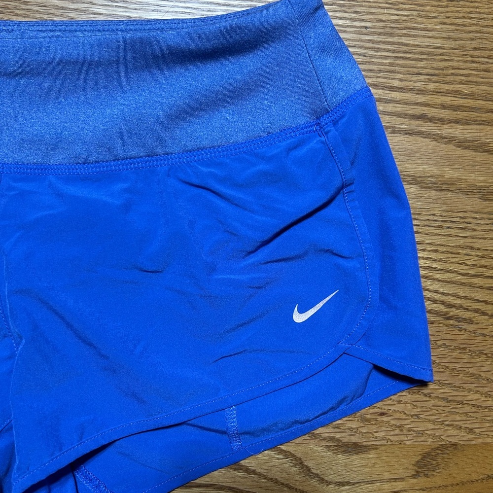 Nike Women’s Royal Blue Athletic Running Shorts - Picture 2 of 7